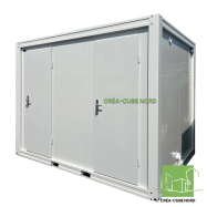 Image du produit : Bungalow de chantier et sanitaire - 3 m