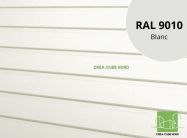Image du produit : Panneau de bardage avec feutre régulateur de condensation - Blanc - Longueur 3 m